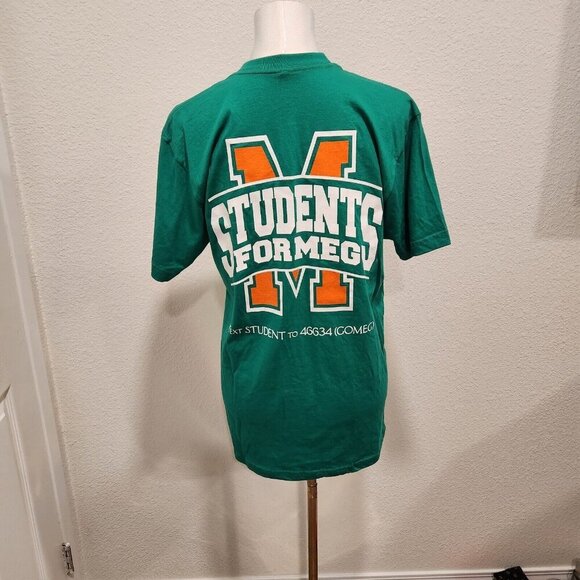 Meg Whitman 2010 California T-Shirt Students For Meg Size Med Green SIGNED Rare - Picture 5 of 6